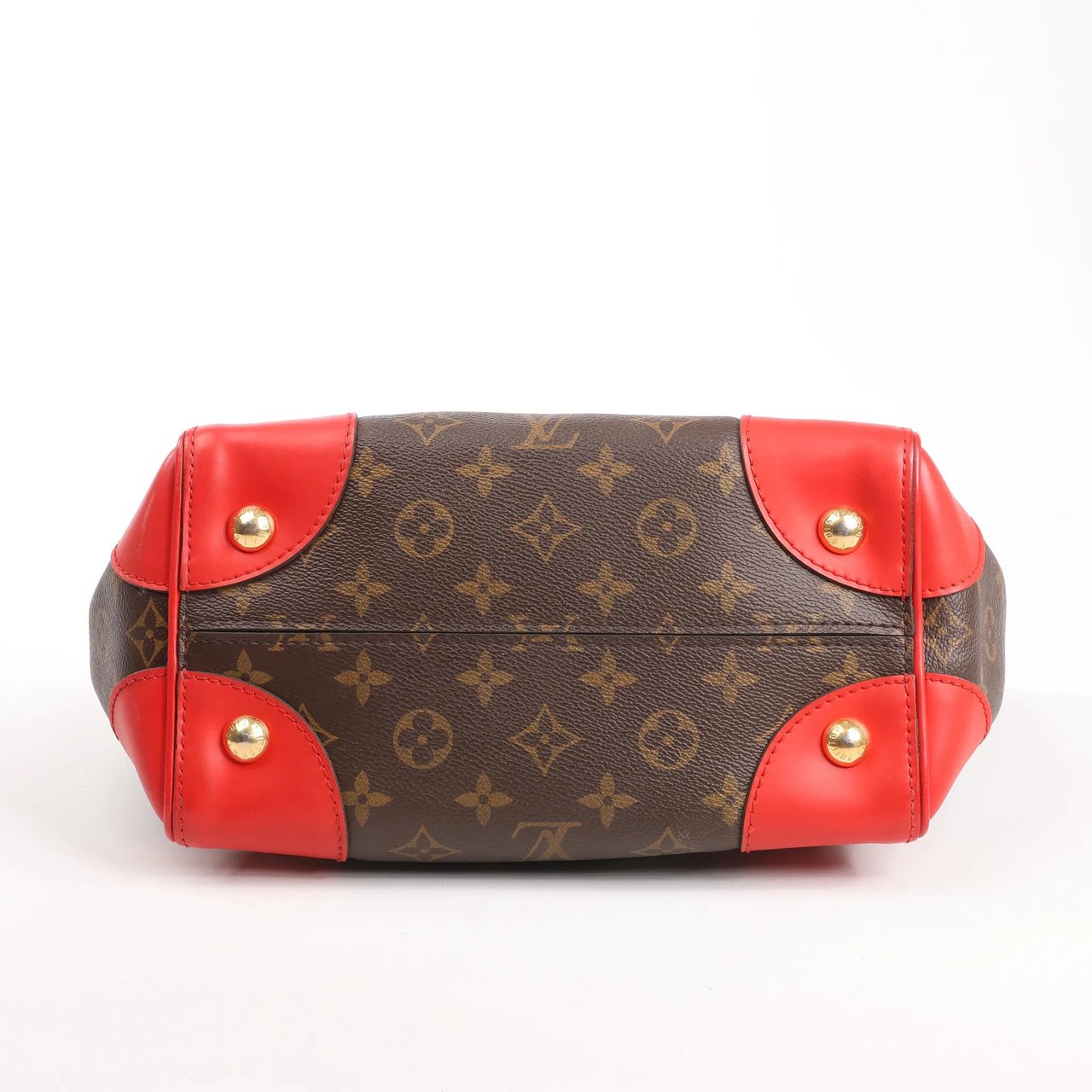 Louis Vuitton Louis Vuitton Phoenix PM Monogram 2Way Shoulder Bag in Brown x Red M41537 Bruin