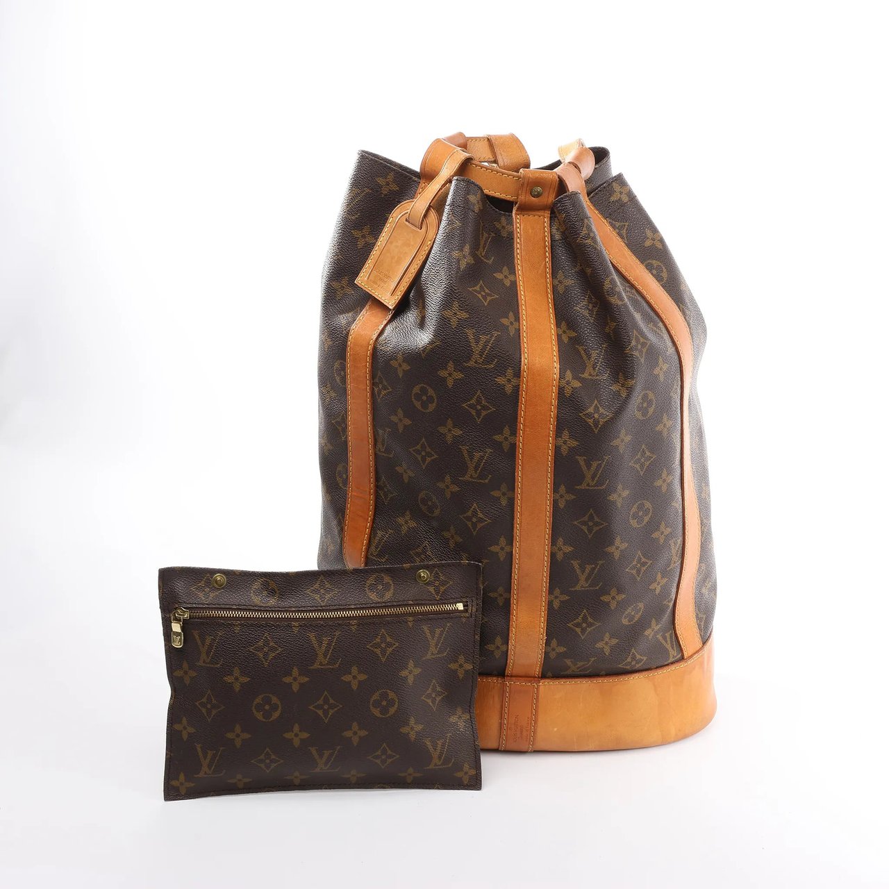 Louis Vuitton Louis Vuitton Randonnée GM Monogram Canvas Shoulder Bag in Brown M42244 Bruin