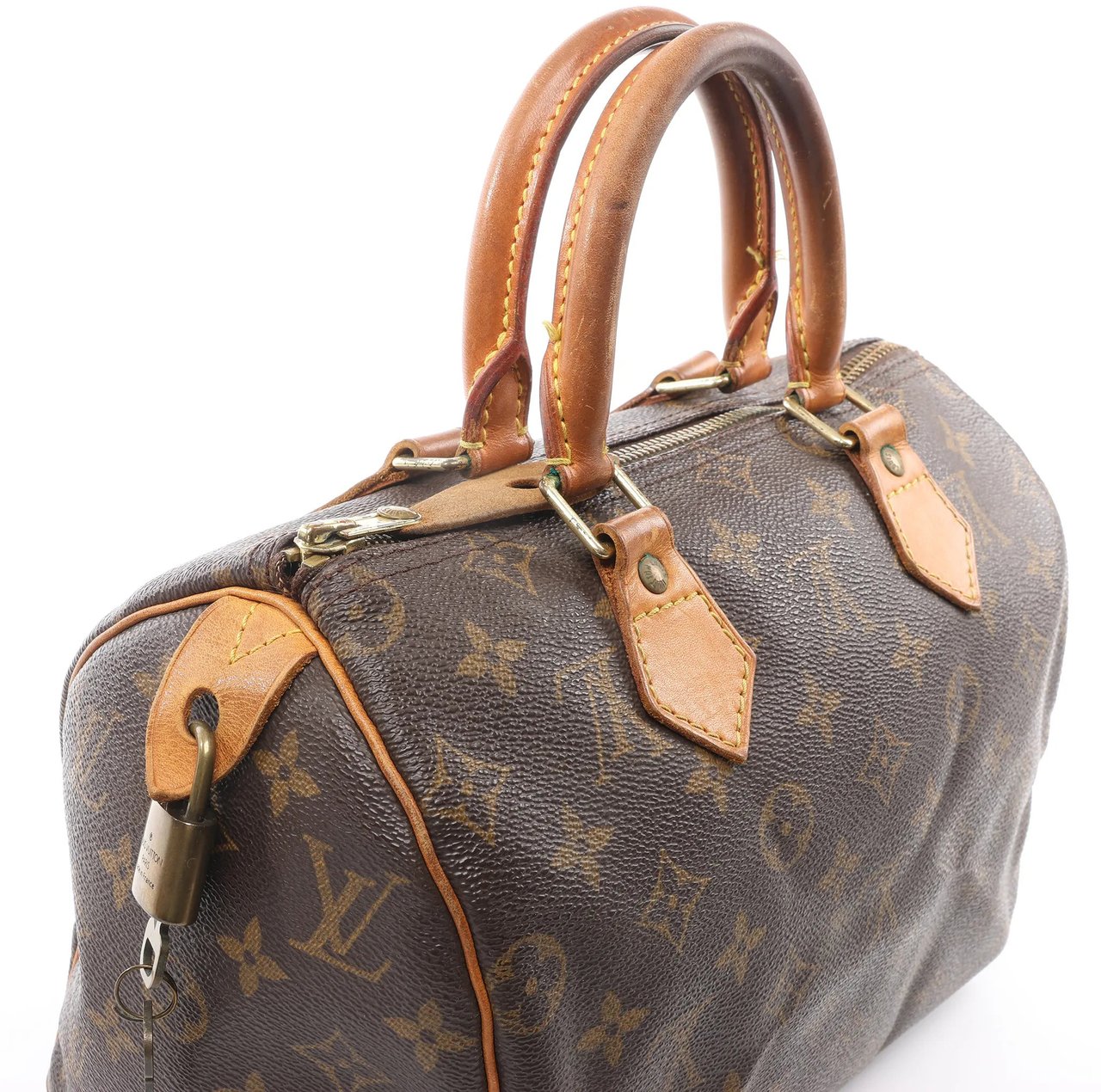 Louis Vuitton Louis Vuitton Speedy 25 Monogram Canvas Handbag in Brown M41528 Bruin
