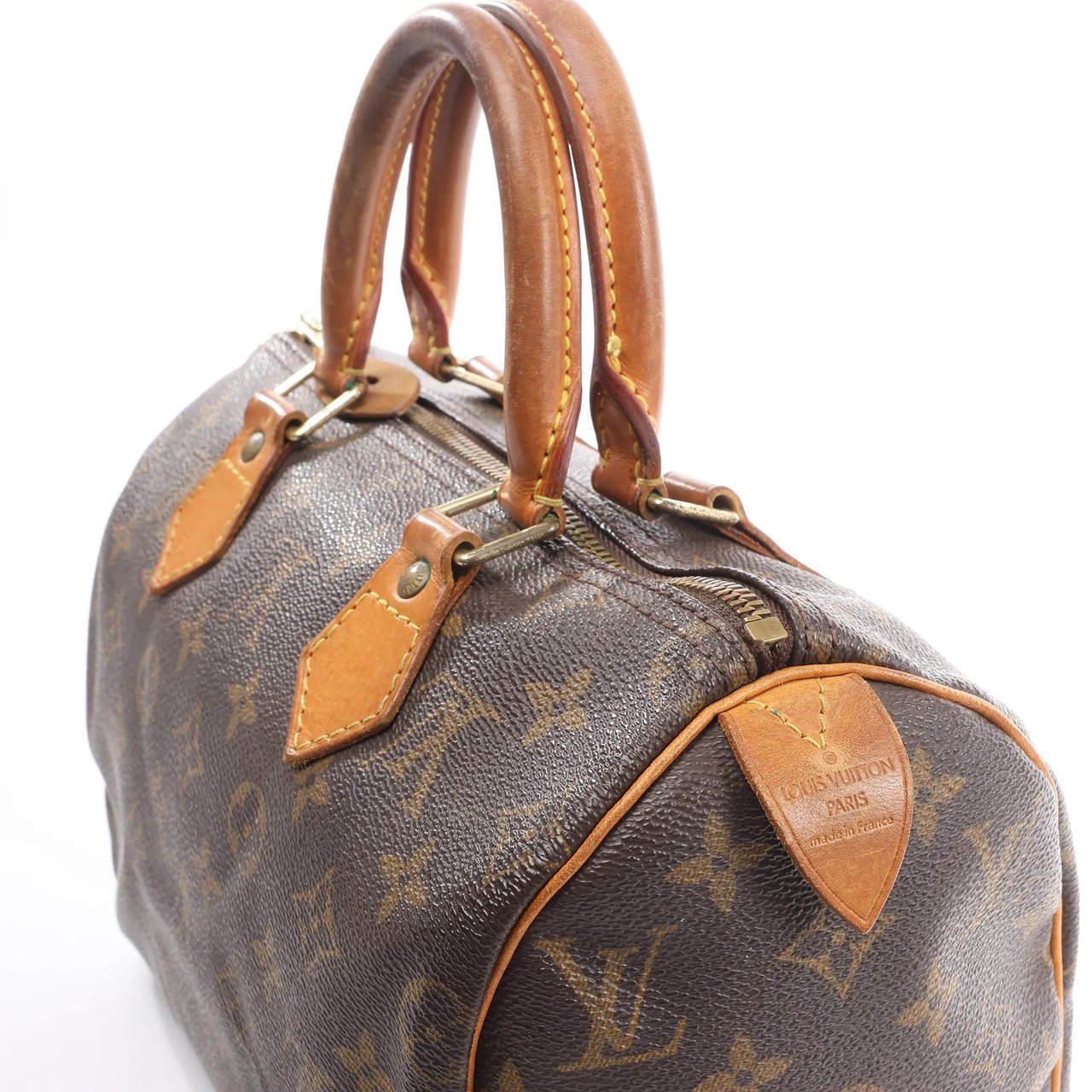 Louis Vuitton Louis Vuitton Speedy 25 Monogram Canvas Handbag in Brown M41528 Bruin
