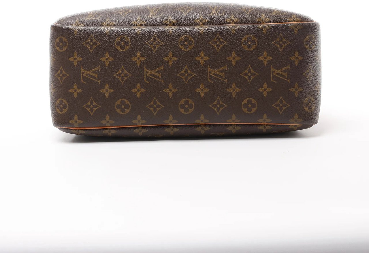 Louis Vuitton Louis Vuitton Deauville Monogram Canvas Handbag in Brown M47270 Bruin