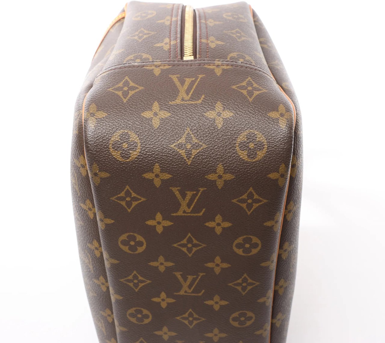 Louis Vuitton Louis Vuitton Deauville Monogram Canvas Handbag in Brown M47270 Bruin