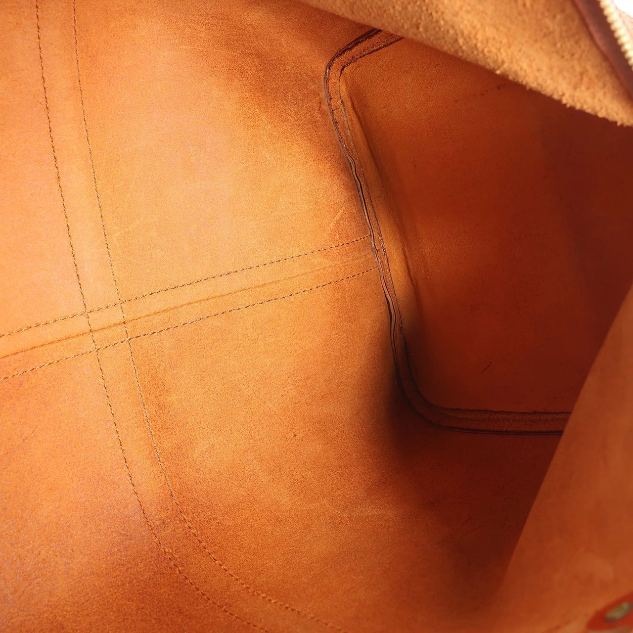 Louis Vuitton Louis Vuitton Keepall 45 Epi Leather Travel Bag in Brown M42978 Bruin