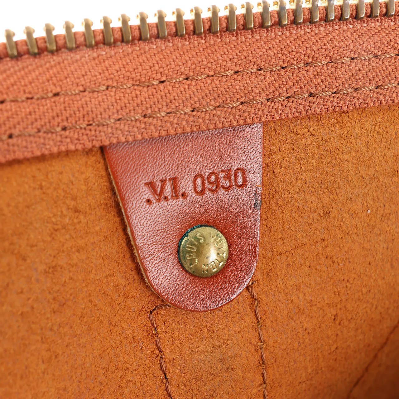 Louis Vuitton Louis Vuitton Keepall 45 Epi Leather Travel Bag in Brown M42978 Bruin