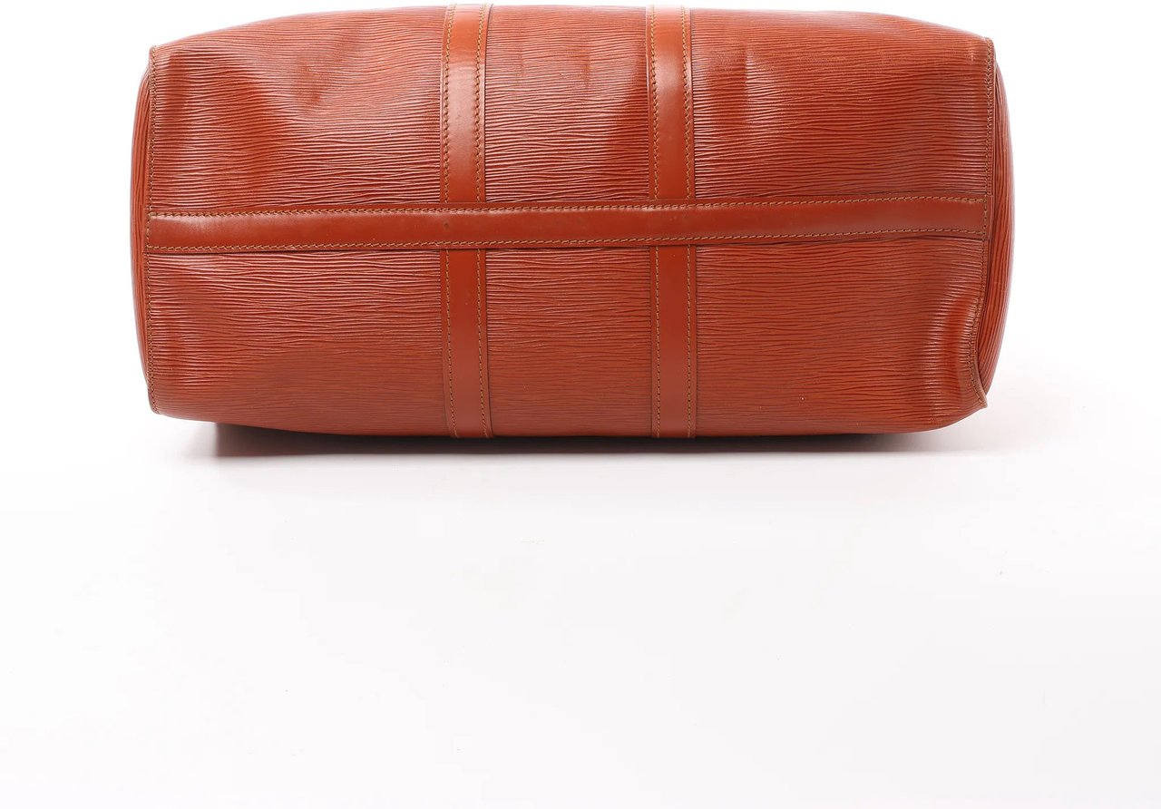 Louis Vuitton Louis Vuitton Keepall 45 Epi Leather Travel Bag in Brown M42978 Bruin