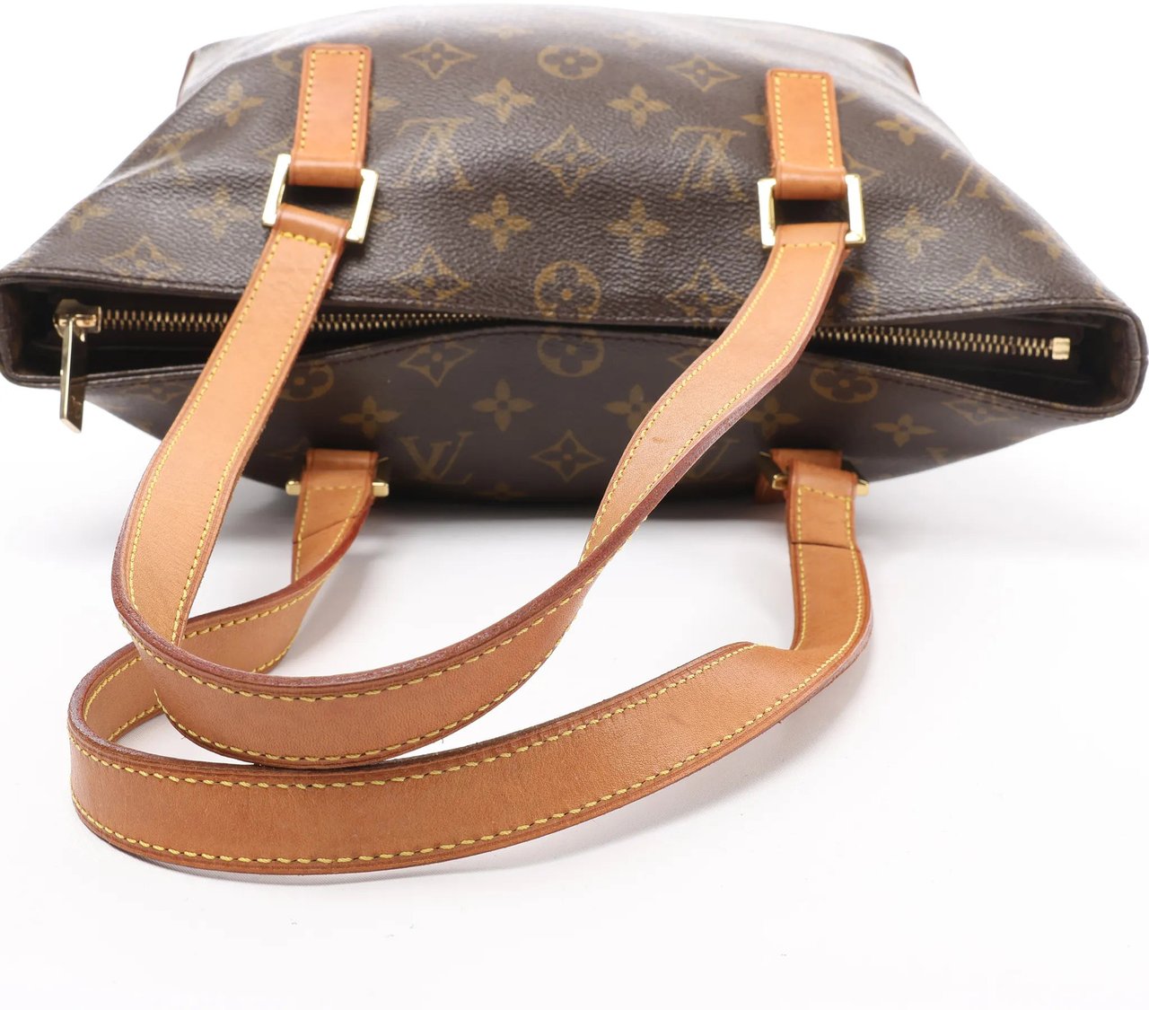 Louis Vuitton Louis Vuitton Cabas Piano Monogram Canvas Shoulder Bag in Brown M51148 Bruin