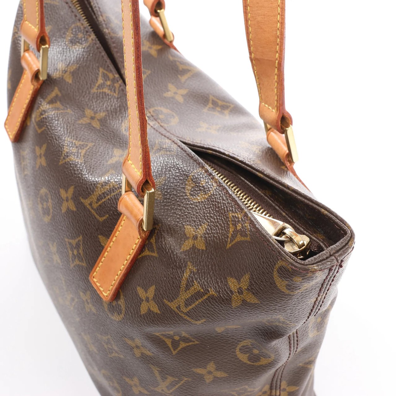 Louis Vuitton Louis Vuitton Cabas Piano Monogram Canvas Shoulder Bag in Brown M51148 Bruin