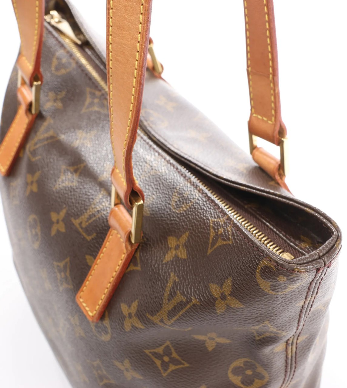 Louis Vuitton Louis Vuitton Cabas Piano Monogram Canvas Shoulder Bag in Brown M51148 Bruin