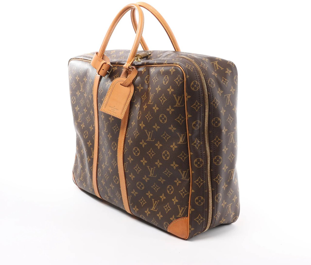 Louis Vuitton Louis Vuitton Sirius 50 Monogram Canvas Travel Bag in Brown M41406 Bruin