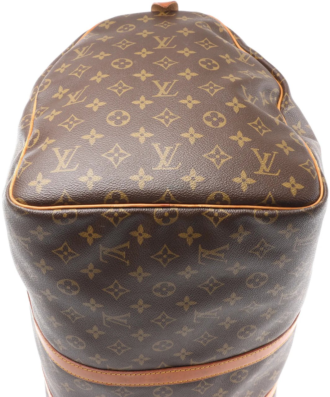 Louis Vuitton Louis Vuitton Keepall 55 Monogram Canvas Travel Bag in Brown M41424 Bruin
