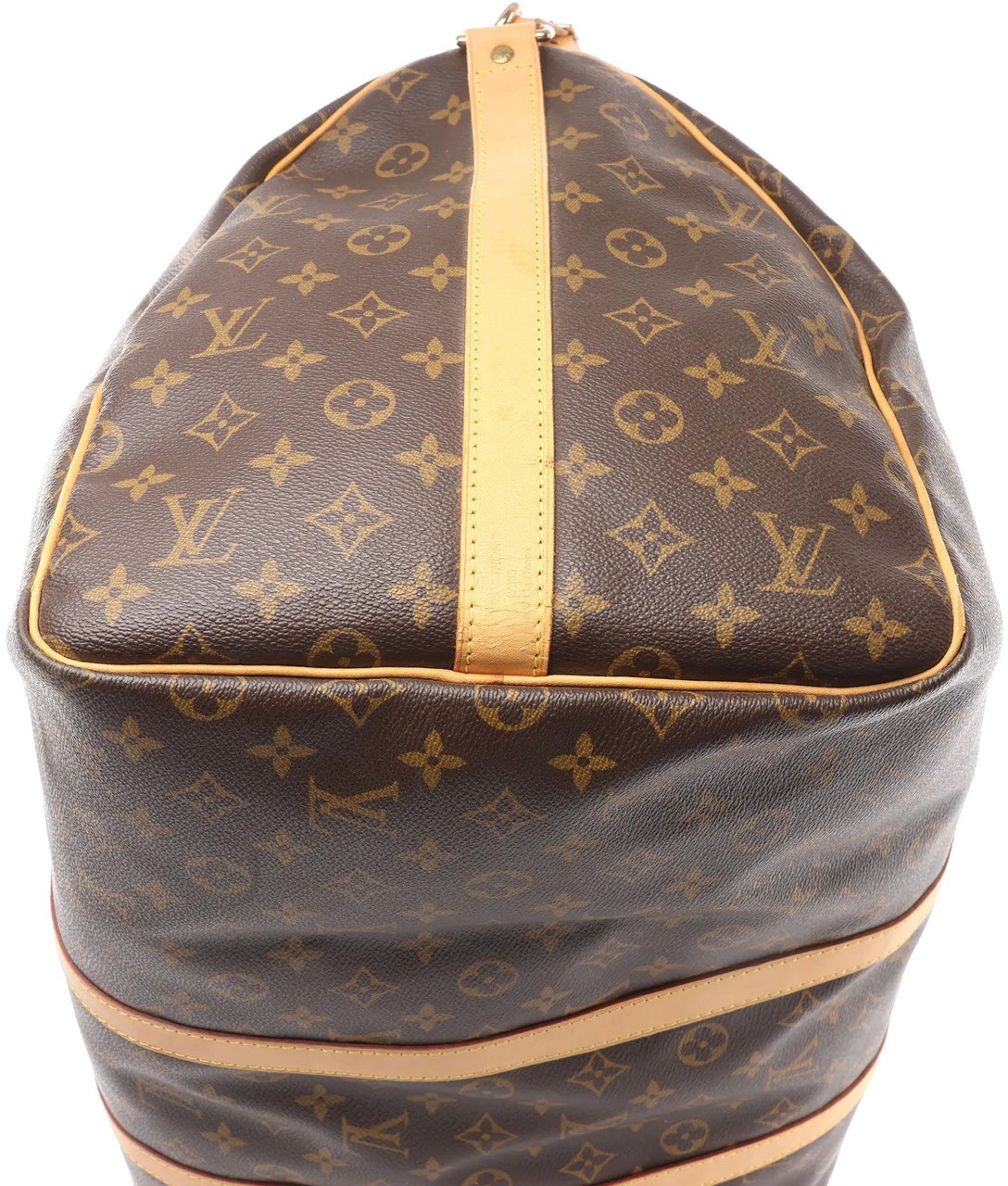 Louis Vuitton Louis Vuitton Keepall Bandoulière 55 Monogram Canvas Travel Bag in Brown M41414 Bruin