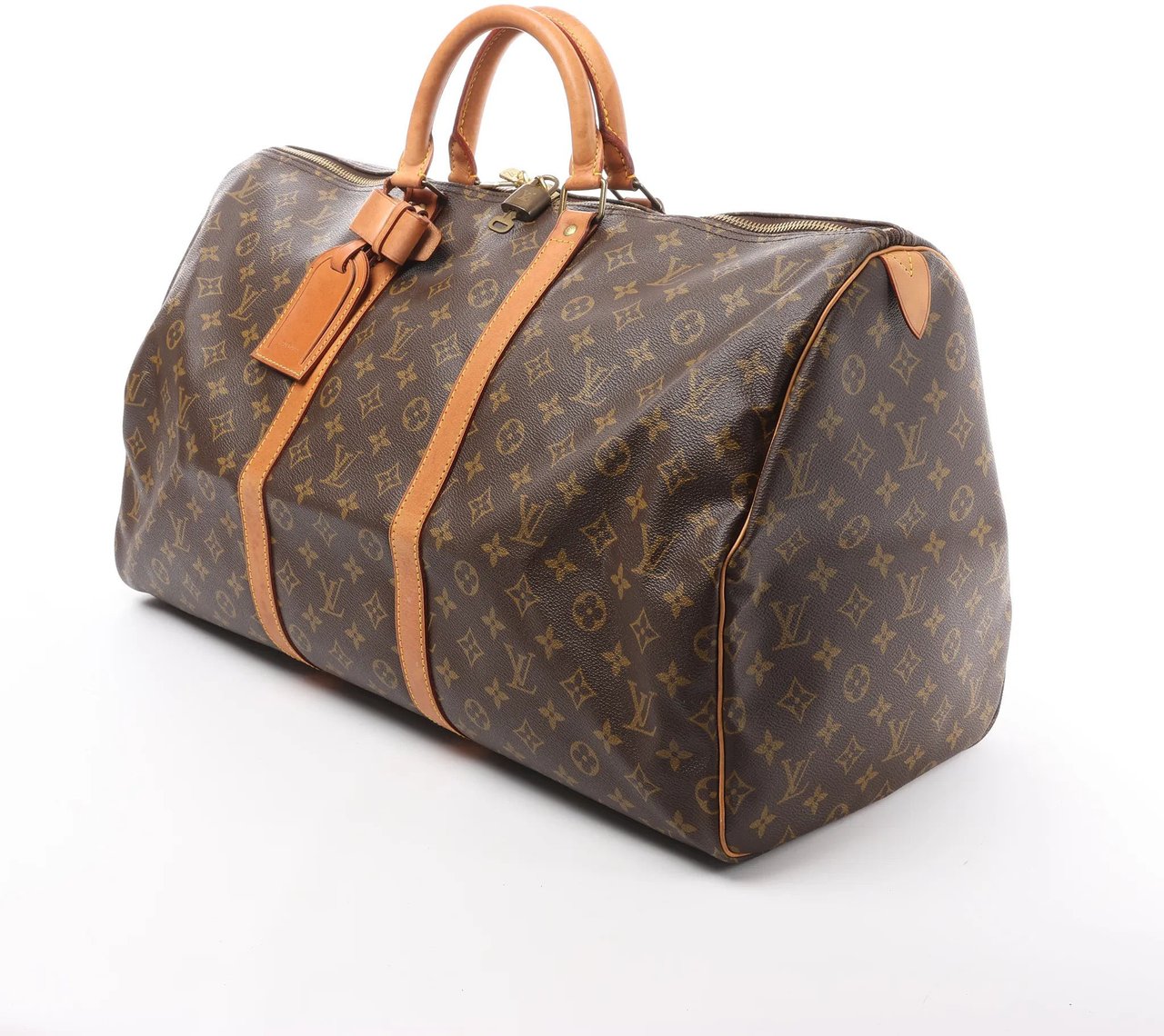 Louis Vuitton Louis Vuitton Keepall 55 Monogram Canvas Travel Bag in Brown Bruin