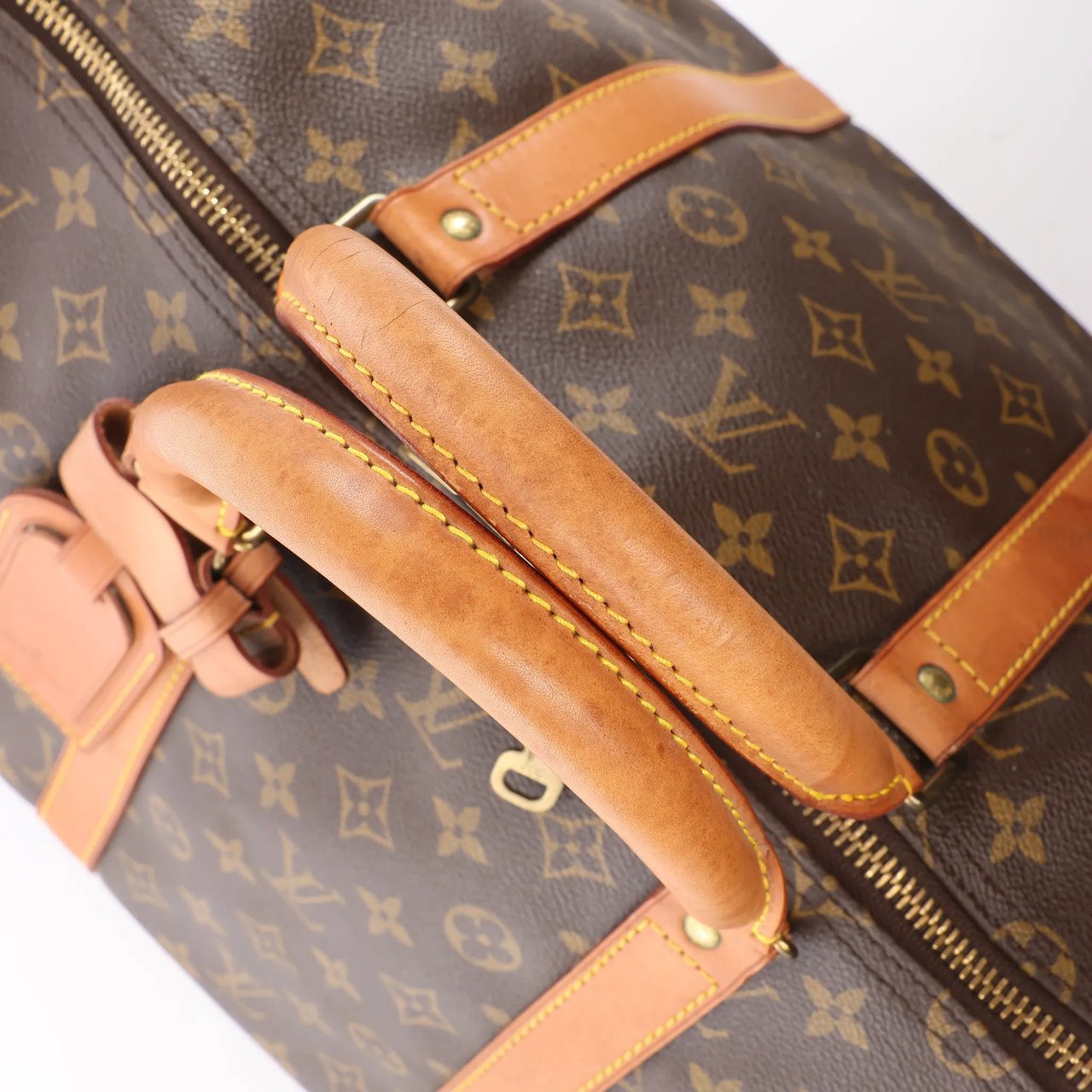 Louis Vuitton Louis Vuitton Keepall 55 Monogram Canvas Travel Bag in Brown Bruin