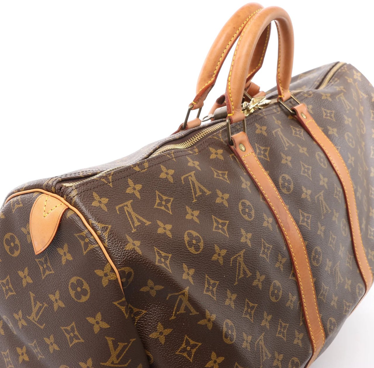 Louis Vuitton Louis Vuitton Keepall 55 Monogram Canvas Travel Bag in Brown Bruin
