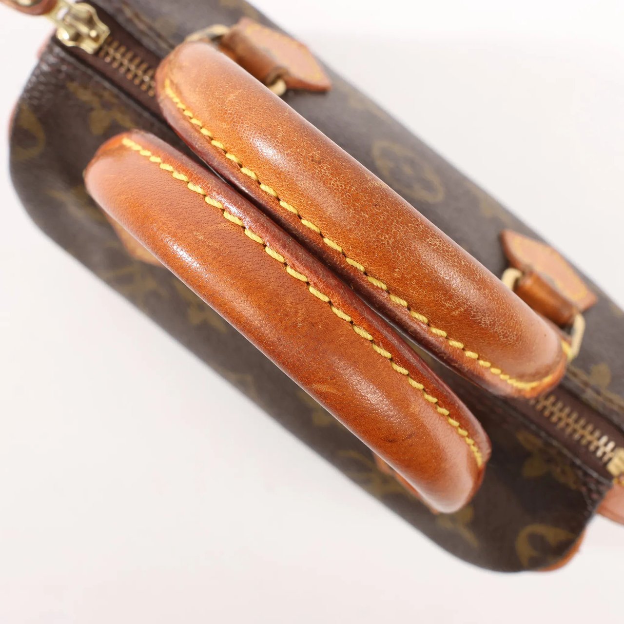 Louis Vuitton Louis Vuitton Speedy Nano Monogram Handbag in Brown M41534 Bruin