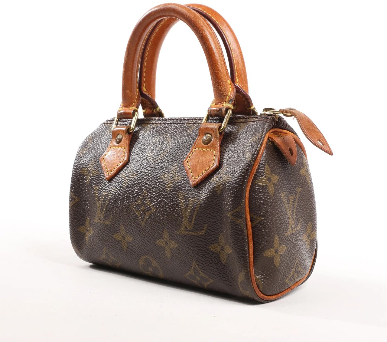 Louis Vuitton Louis Vuitton Speedy Nano Monogram Handbag in Brown M41534 Bruin