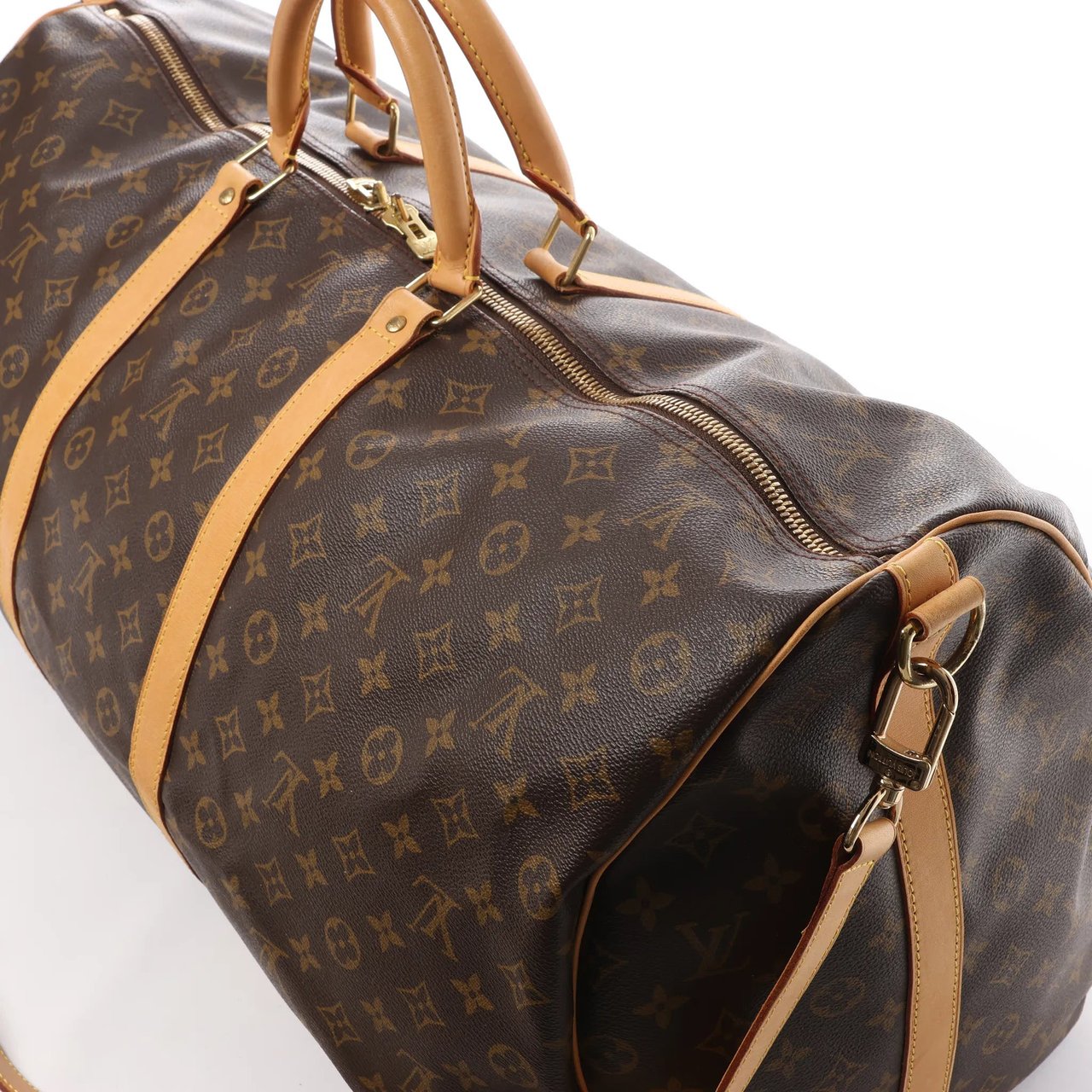 Louis Vuitton Louis Vuitton Keepall Bandoulière 60 Monogram Canvas Travel Bag M41412 Bruin