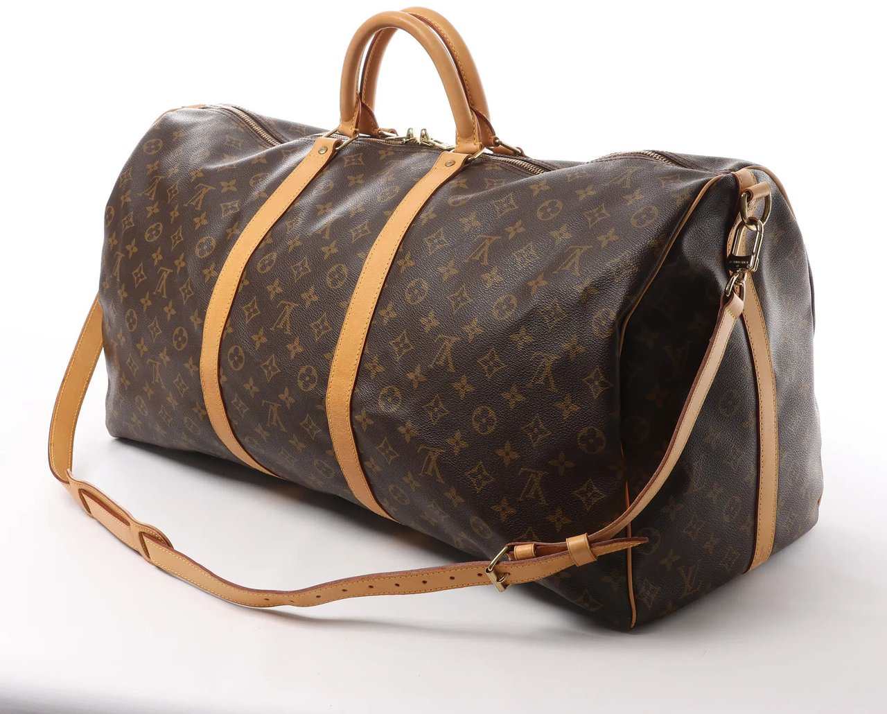 Louis Vuitton Louis Vuitton Keepall Bandoulière 60 Monogram Canvas Travel Bag M41412 Bruin
