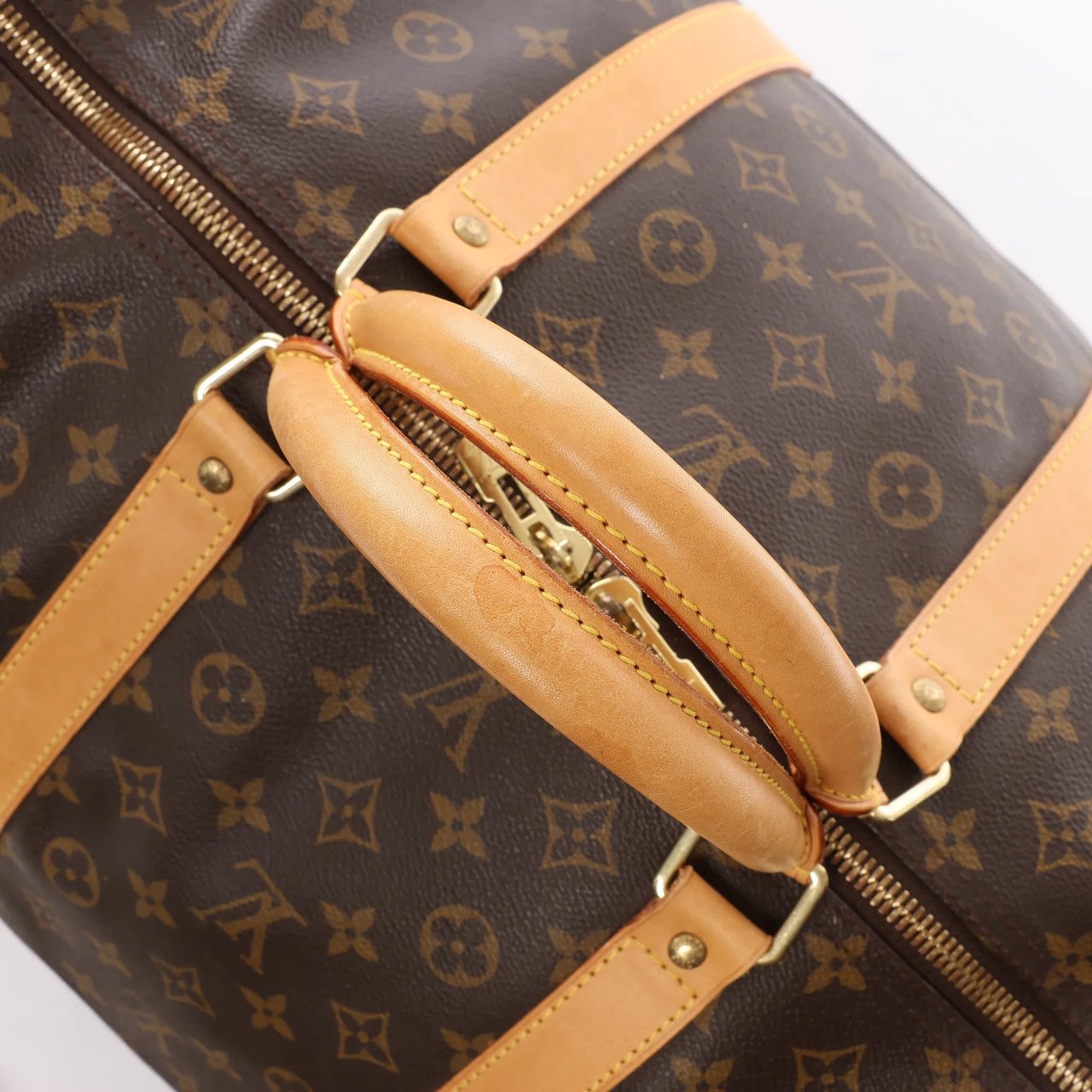 Louis Vuitton Louis Vuitton Keepall Bandoulière 60 Monogram Canvas Travel Bag M41412 Bruin