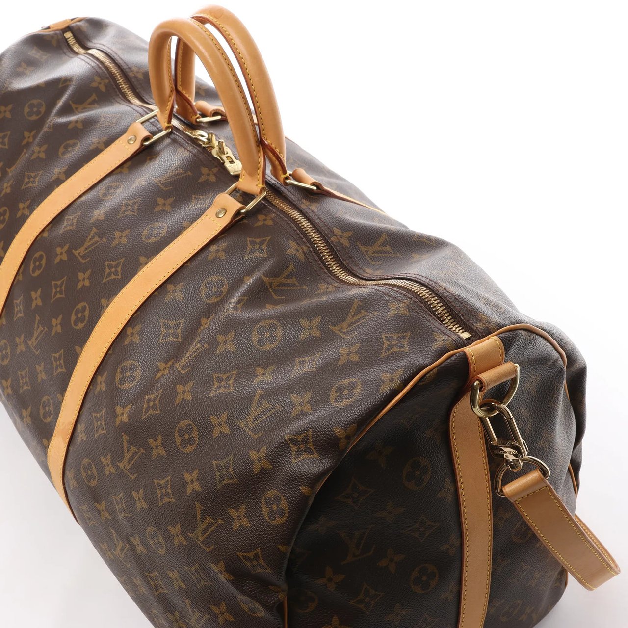 Louis Vuitton Louis Vuitton Keepall Bandoulière 60 Monogram Canvas Travel Bag M41412 Bruin