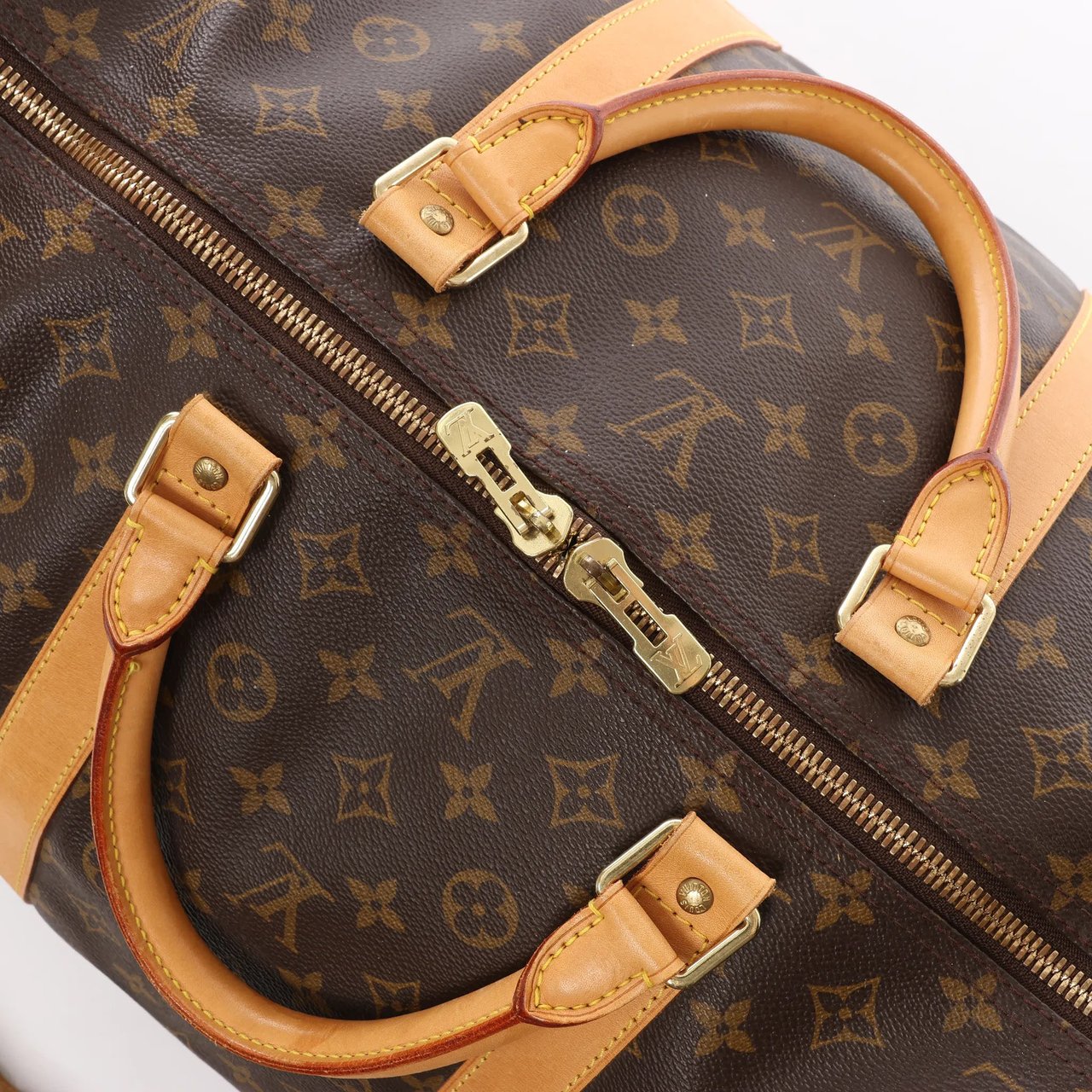 Louis Vuitton Louis Vuitton Keepall Bandoulière 60 Monogram Canvas Travel Bag M41412 Bruin