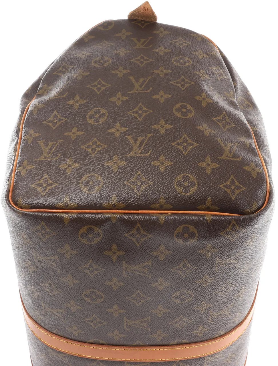 Louis Vuitton Louis Vuitton Keepall 50 Monogram Canvas Travel Bag in Brown M41426 Bruin