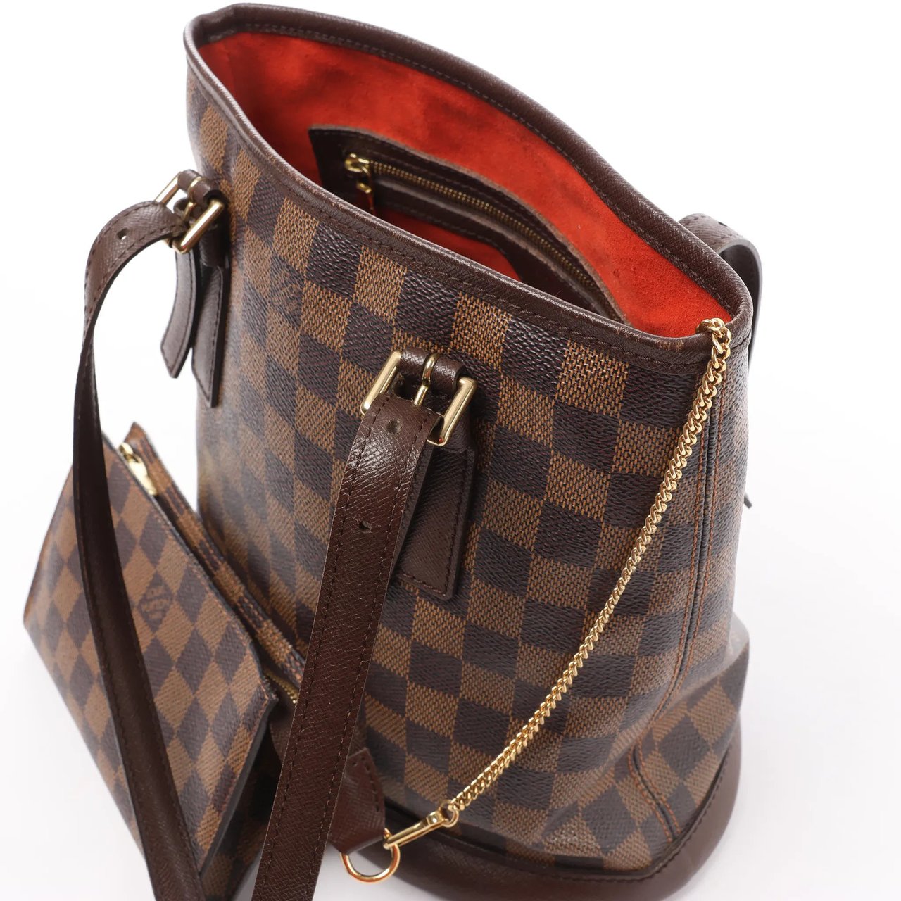 Louis Vuitton Louis Vuitton Malle Damier Shoulder Bag in Brown N42240 Bruin