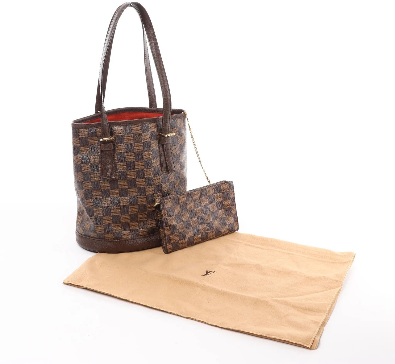 Louis Vuitton Louis Vuitton Malle Damier Shoulder Bag in Brown N42240 Bruin
