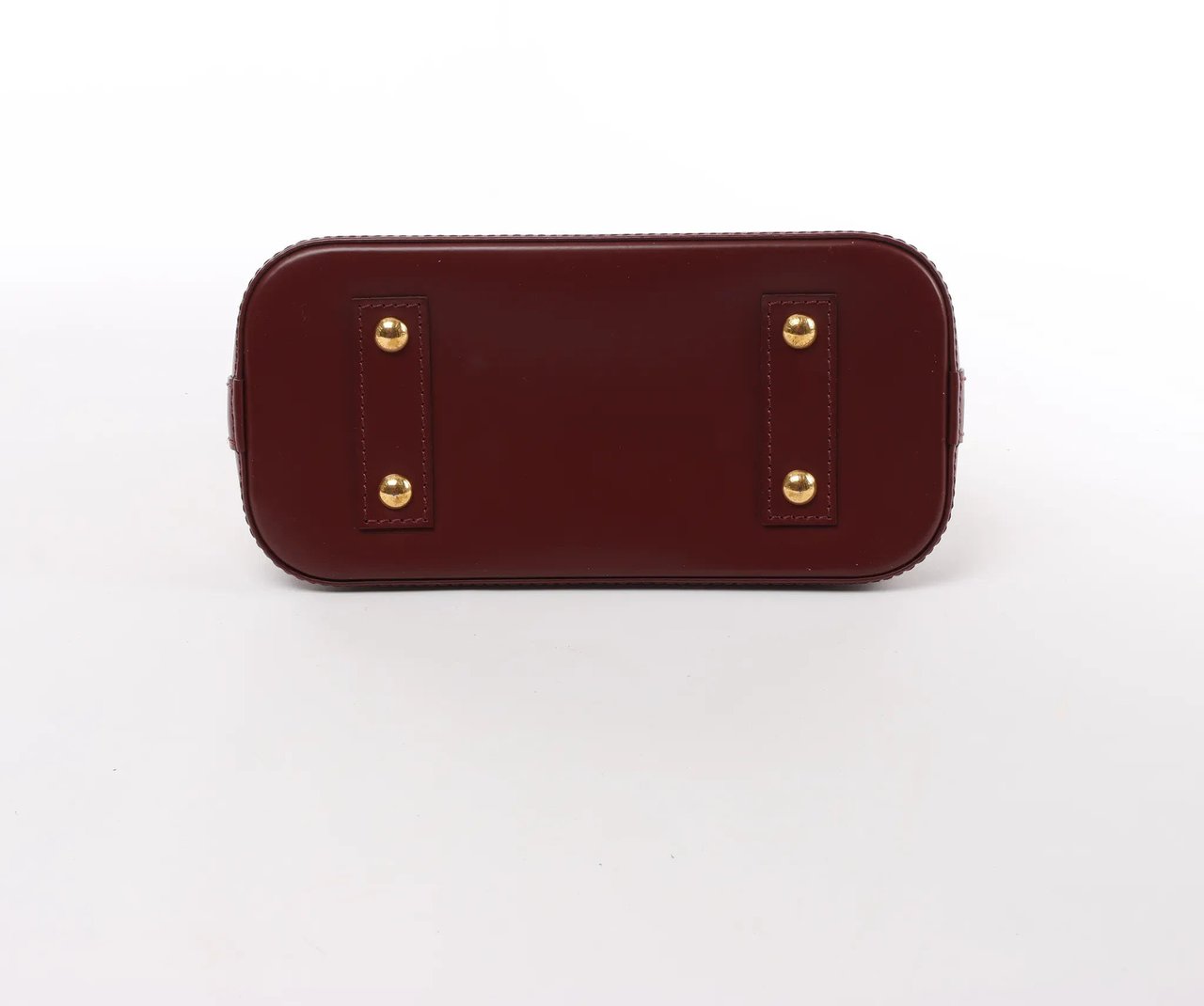 Louis Vuitton Louis Vuitton Alma BB Epi Leather 2Way Handbag in White x Burgundy M53589 Divers