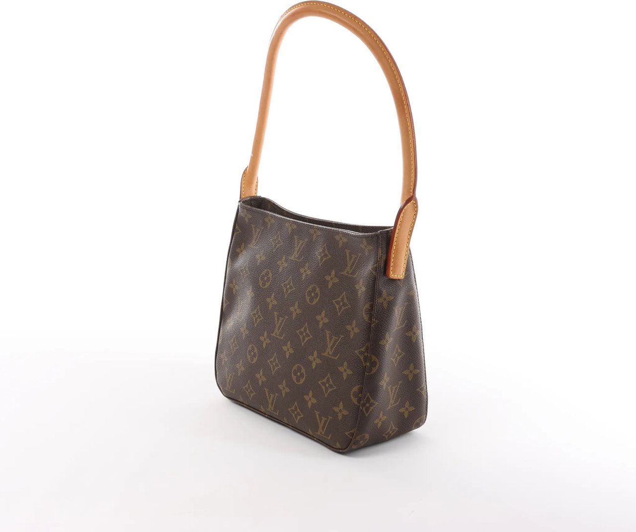 Louis Vuitton Louis Vuitton Looping MM Monogram Canvas Shoulder Bag in Brown M51146 Bruin