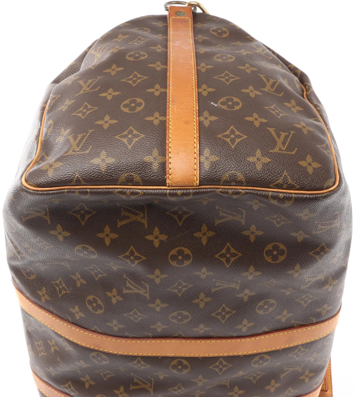 Louis Vuitton Louis Vuitton Keepall Bandoulière 55 Monogram Canvas Travel Bag in Brown M41414 Bruin
