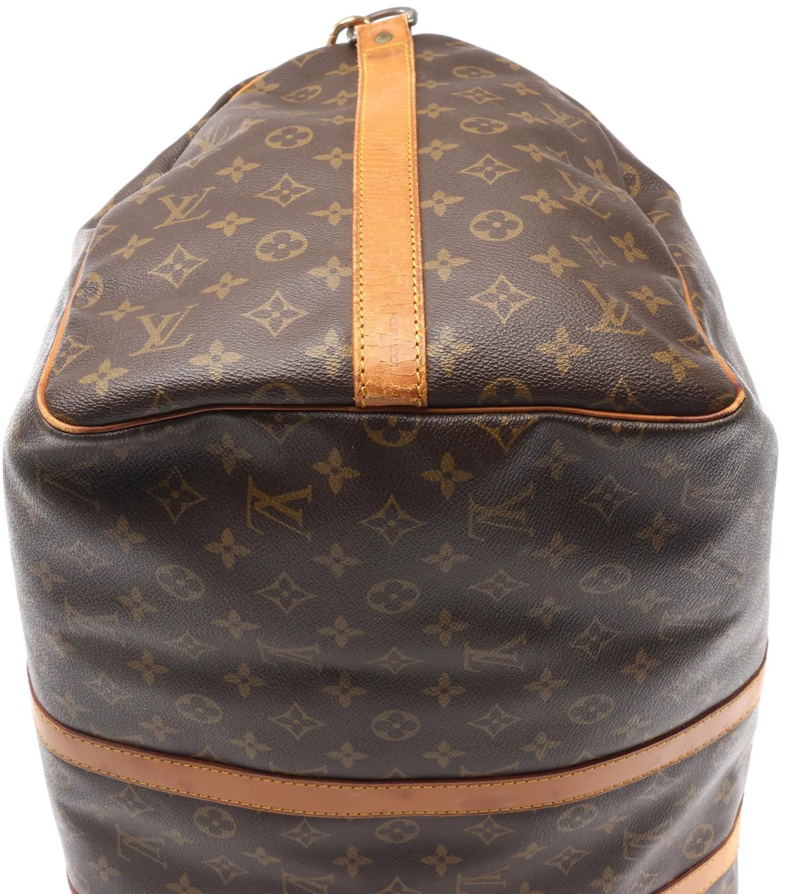 Louis Vuitton Louis Vuitton Keepall Bandoulière 55 Monogram Canvas Travel Bag in Brown M41414 Bruin