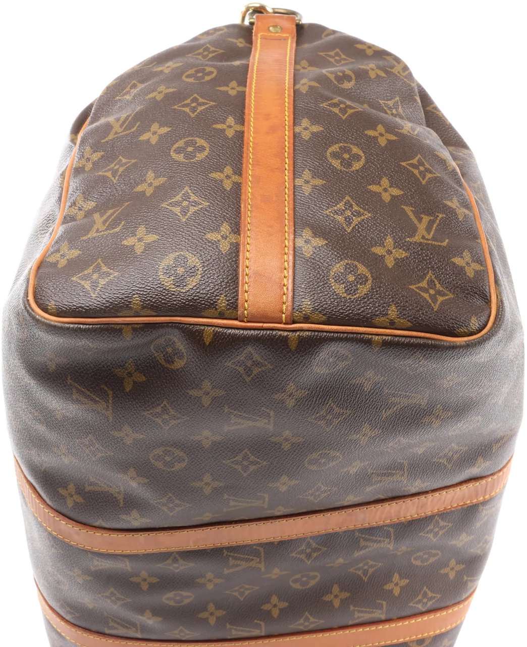 Louis Vuitton Louis Vuitton Keepall Bandoulière 50 Monogram Canvas Travel Bag in Brown M41416 Bruin