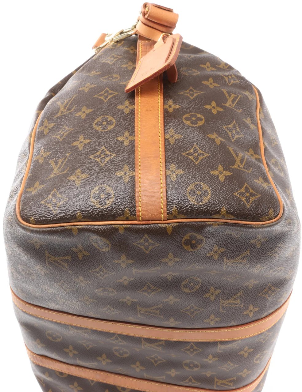 Louis Vuitton Louis Vuitton Keepall Bandoulière 50 Monogram Canvas Travel Bag in Brown M41416 Bruin