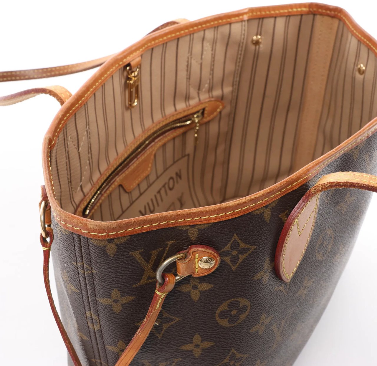 Louis Vuitton Louis Vuitton Neverfull PM Monogram Canvas Shoulder Bag in Brown M41000 Bruin