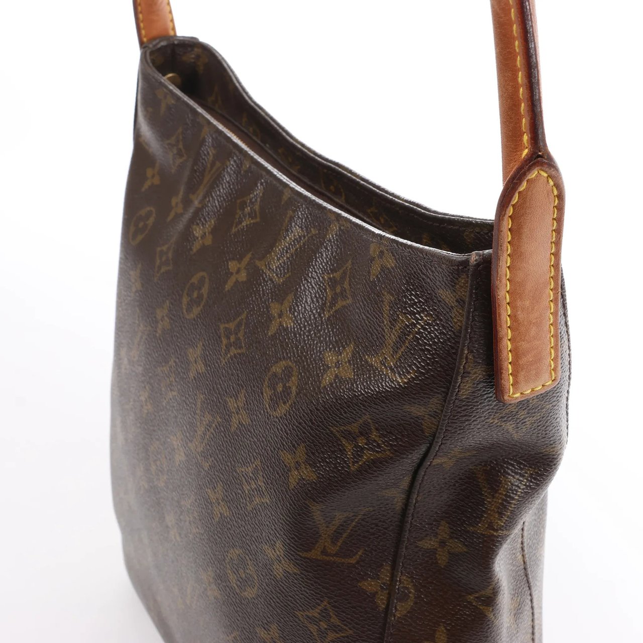 Louis Vuitton Louis Vuitton Looping GM Monogram Canvas Shoulder Bag in Brown M51145 Bruin