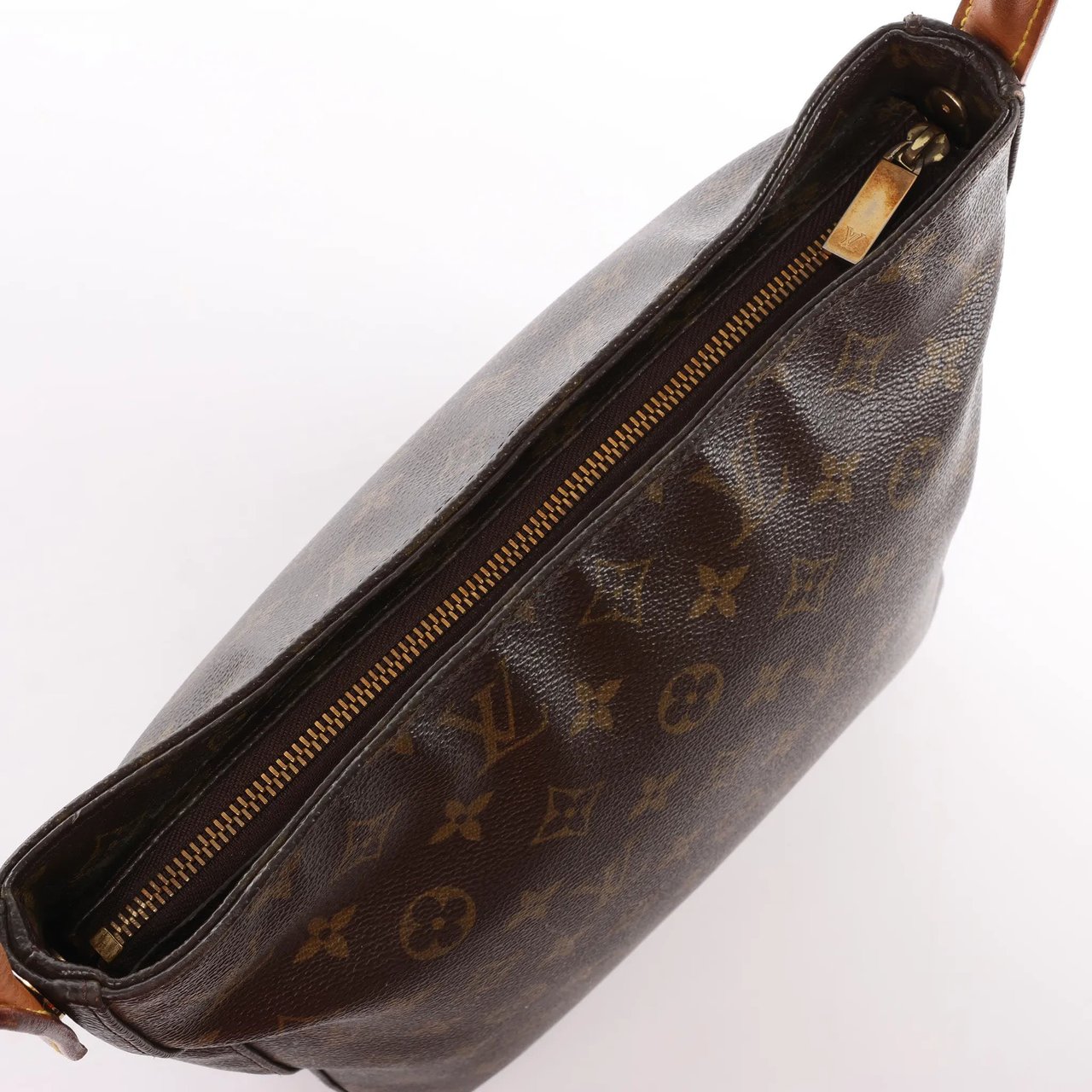 Louis Vuitton Louis Vuitton Looping GM Monogram Canvas Shoulder Bag in Brown M51145 Bruin