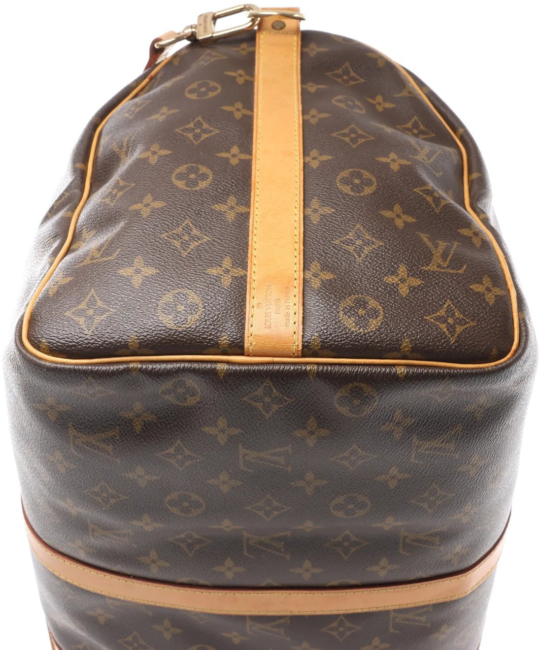 Louis Vuitton Louis Vuitton Keepall Bandoulière 50 Monogram Canvas Travel Bag in Brown M41416 Bruin