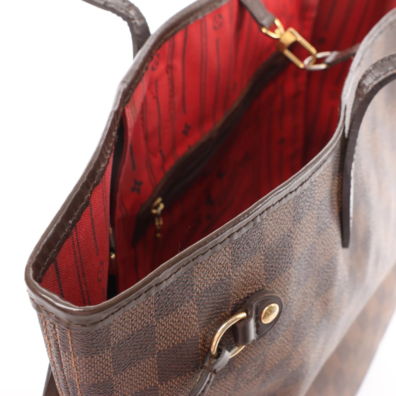 Louis Vuitton Louis Vuitton Neverfull MM Damier Ebene Shoulder Bag in Brown N51105 Bruin