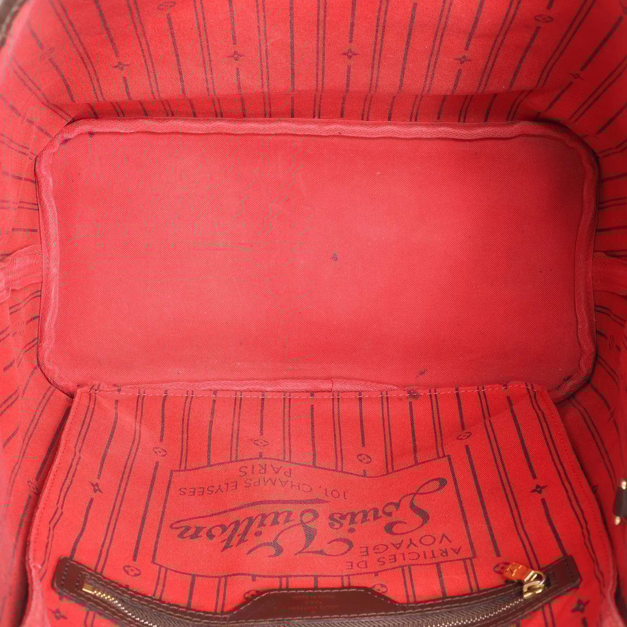 Louis Vuitton Louis Vuitton Neverfull MM Damier Ebene Shoulder Bag in Brown N51105 Bruin