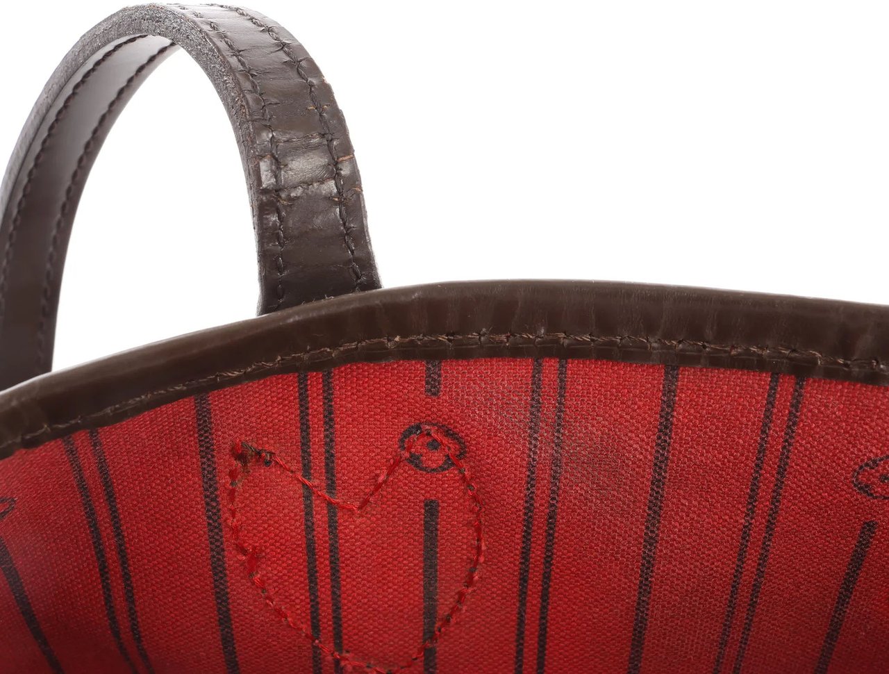 Louis Vuitton Louis Vuitton Neverfull MM Damier Ebene Shoulder Bag in Brown N51105 Bruin