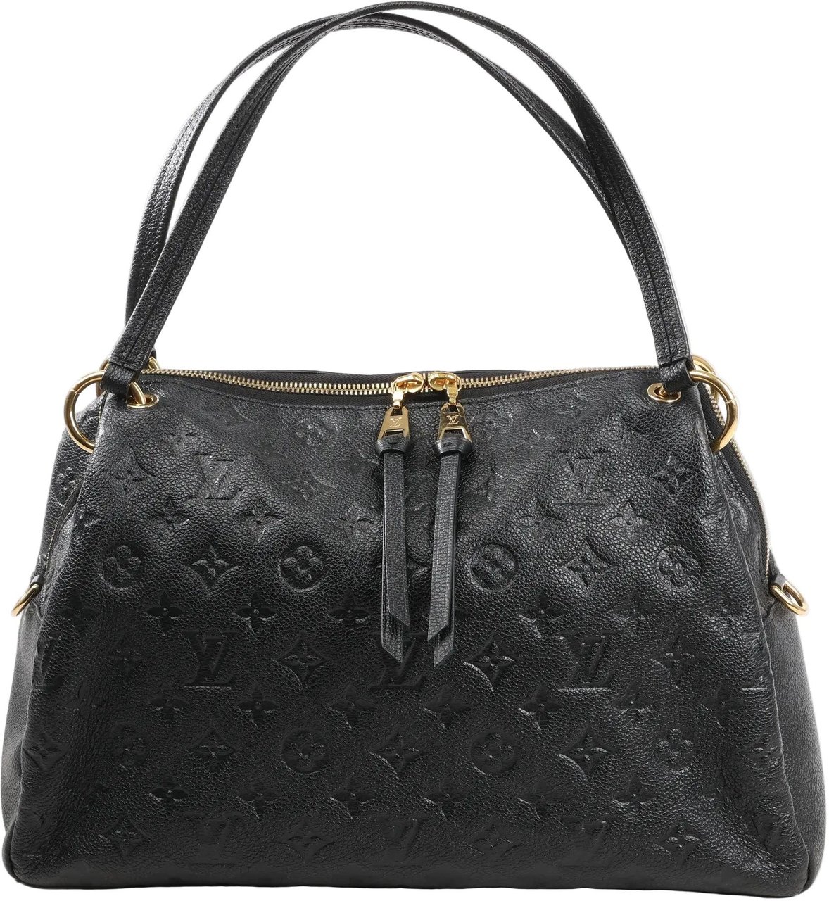 Louis Vuitton Louis Vuitton Pontheiu Monogram Empreinte Shoulder Bag in Black M43719 Zwart