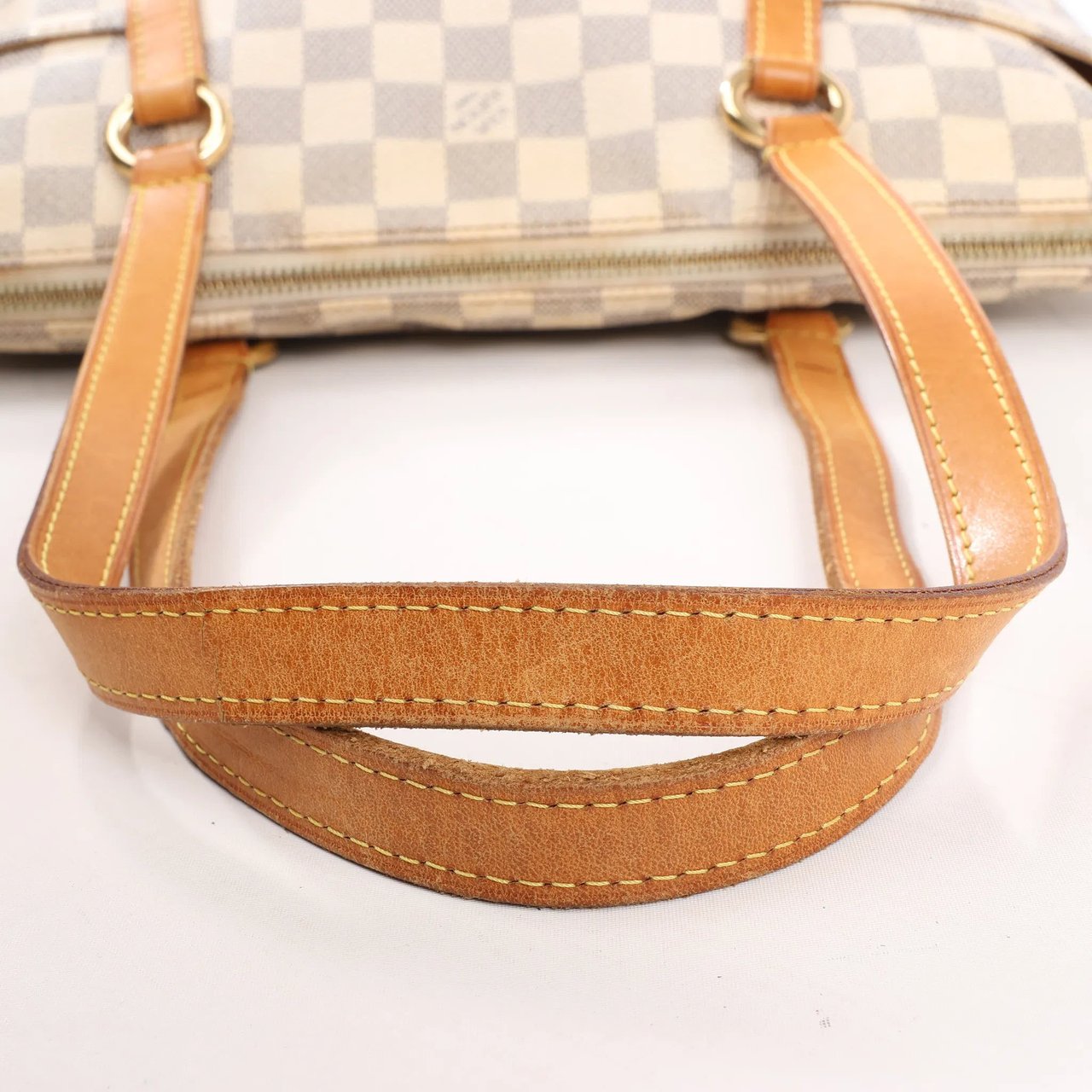 Louis Vuitton Louis Vuitton Totally PM Damier Azur Shoulder Bag in Beige N41280 Beige