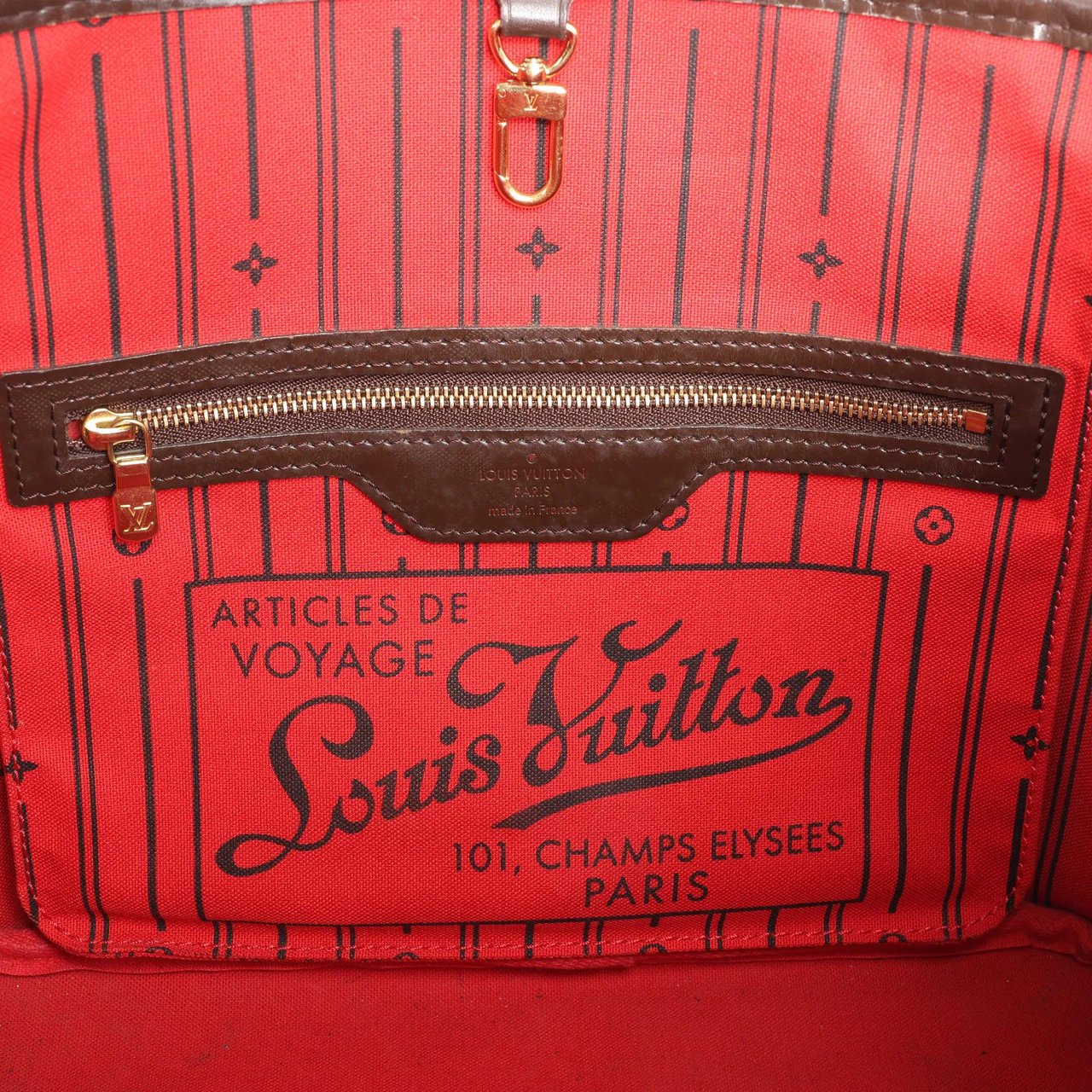 Louis Vuitton Louis Vuitton Neverfull PM Damier Ebene Shoulder Bag in Brown N51109 Bruin