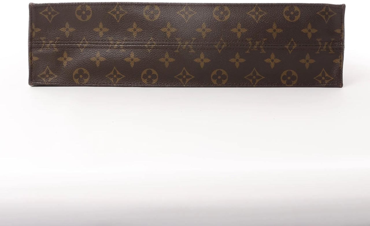 Louis Vuitton Louis Vuitton Sac Plat Monogram Canvas Handbag in Brown M51140 Bruin