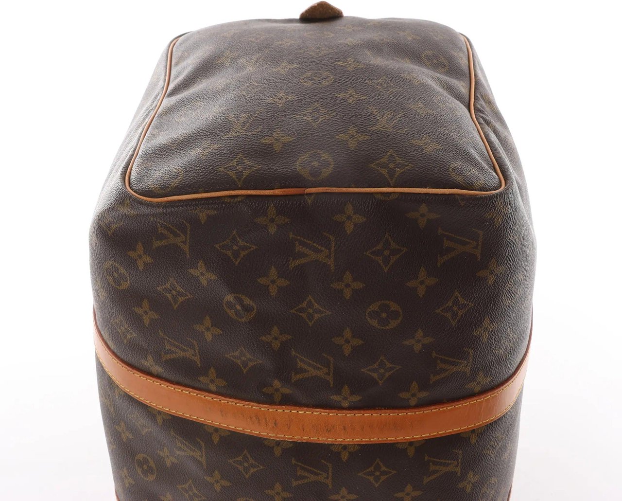 Louis Vuitton Louis Vuitton Sac Souple 45 Monogram Canvas Travel Bag in Brown M41624 Bruin