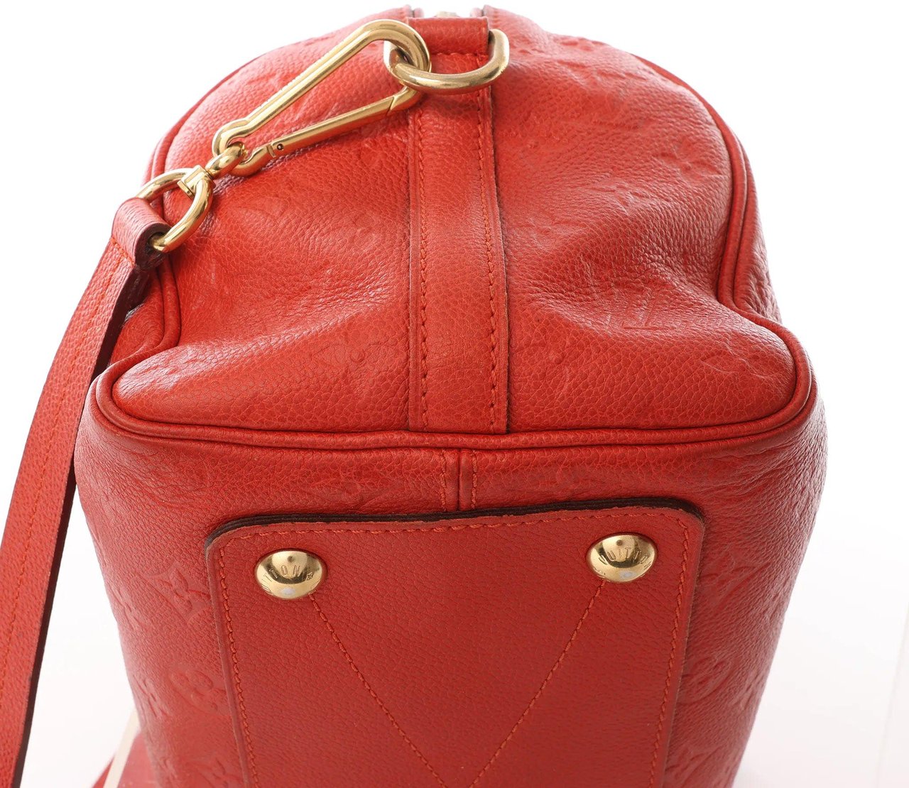 Louis Vuitton Louis Vuitton Speedy Bandoulière 25 Monogram Empreinte Handbag in Red M40758 Rood