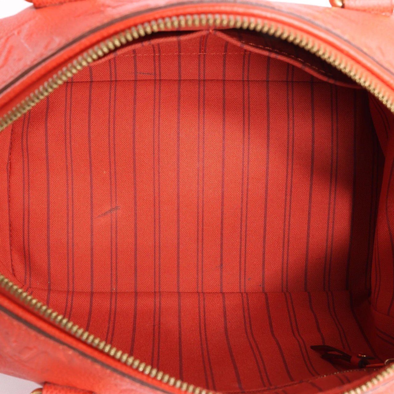 Louis Vuitton Louis Vuitton Speedy Bandoulière 25 Monogram Empreinte Handbag in Red M40758 Rood