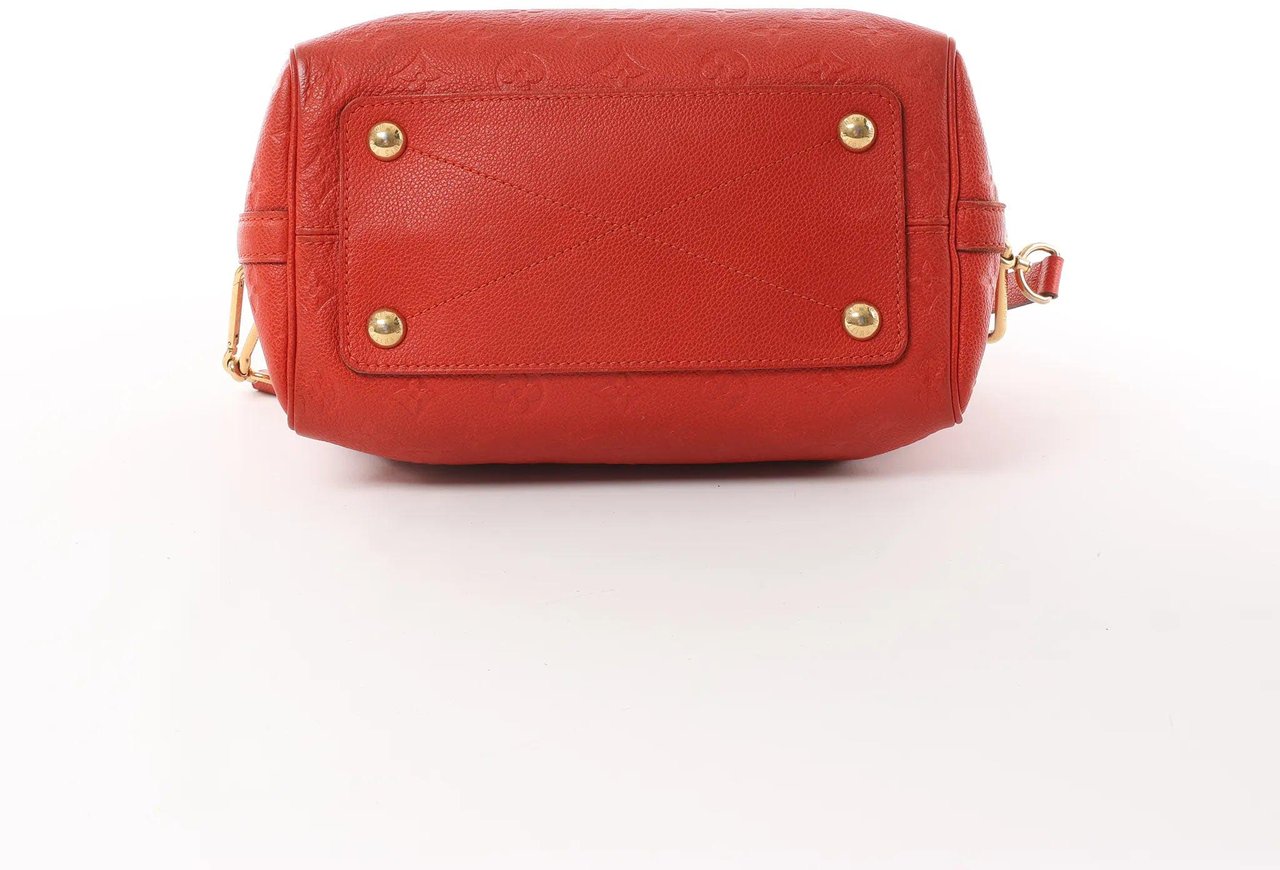 Louis Vuitton Louis Vuitton Speedy Bandoulière 25 Monogram Empreinte Handbag in Red M40758 Rood