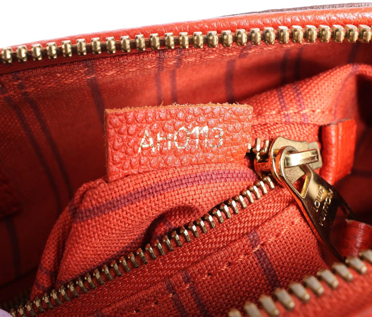 Louis Vuitton Louis Vuitton Speedy Bandoulière 25 Monogram Empreinte Handbag in Red M40758 Rood